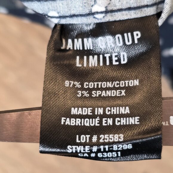 Julian & Mark Shirt Mens Large Stretch Button Up Long Sleeve Preppy Nautical - Picture 11 of 16